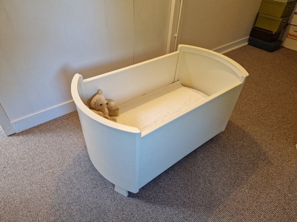 babybedje / wieg inclusief matrasje, Ophalen, Gebruikt, Wieg
