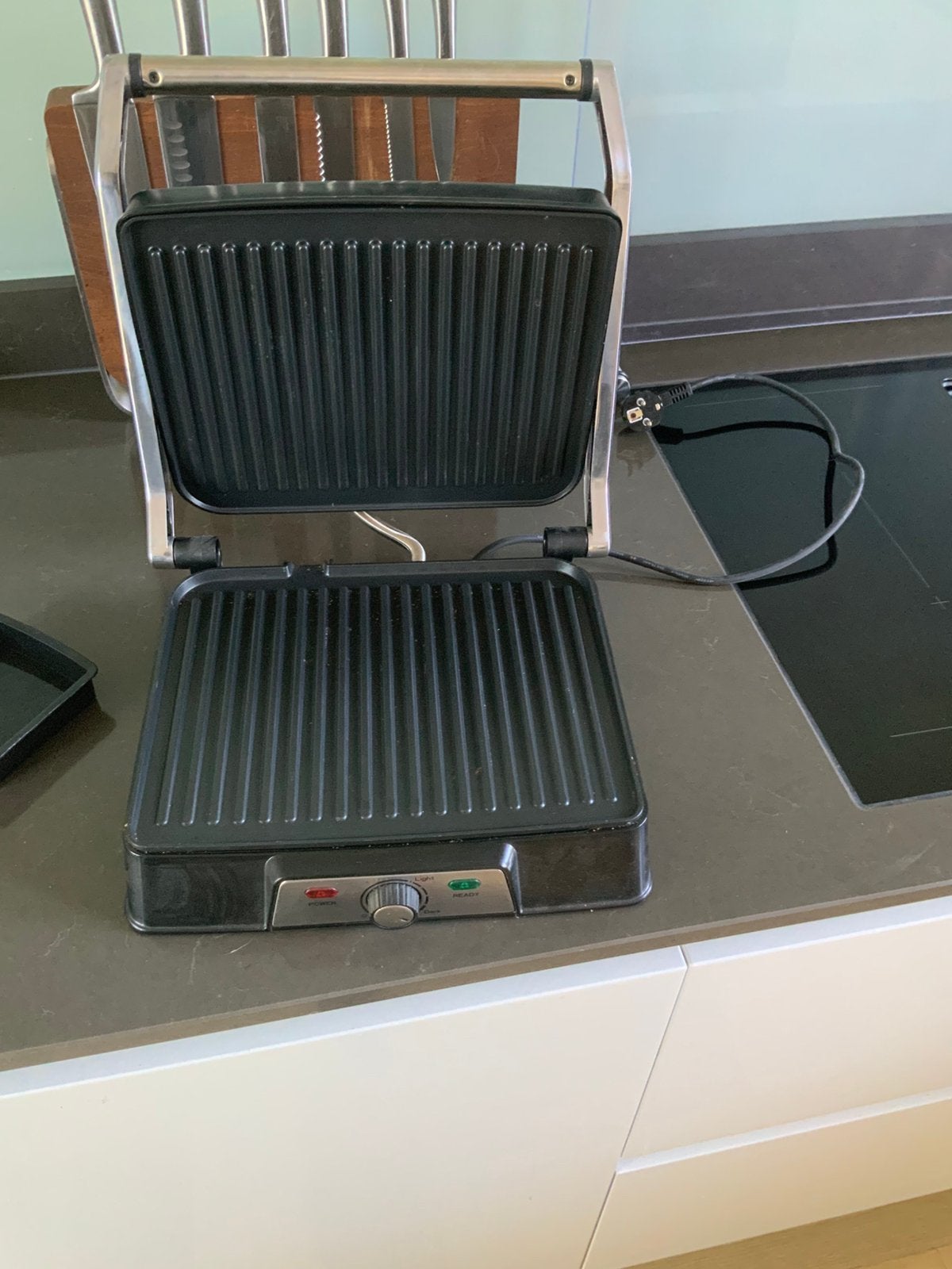 Grill voor tosti’s en vlees, Ophalen, Zo goed als nieuw