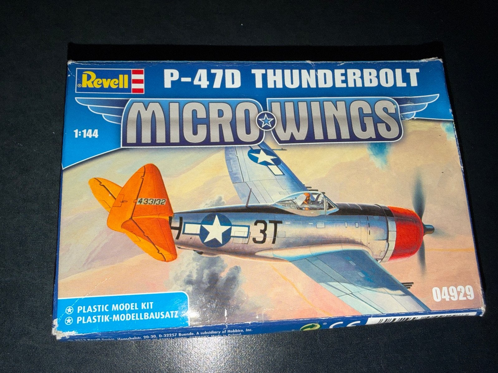 Revell 04929 P-47D Thunderbolt Micro Wings, 1:144 tot 1:200, Revell, Nieuw, Ophalen of Verzenden