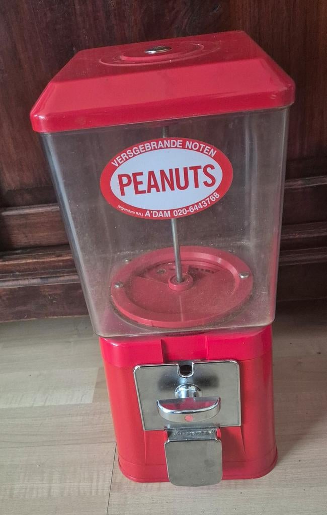 pinda automaat 40 cm hoog werkt op 50 cent, Ophalen of Verzenden, Gebruikt