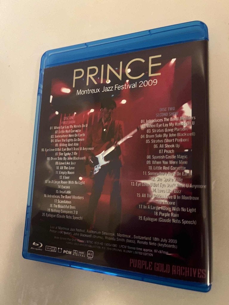 PRINCE MONTREUX JAZZ FESTIVAL 2009 (2BLU-RAY), Cd's en Dvd's, Import, Nieuw in verpakking, Album, Verzenden