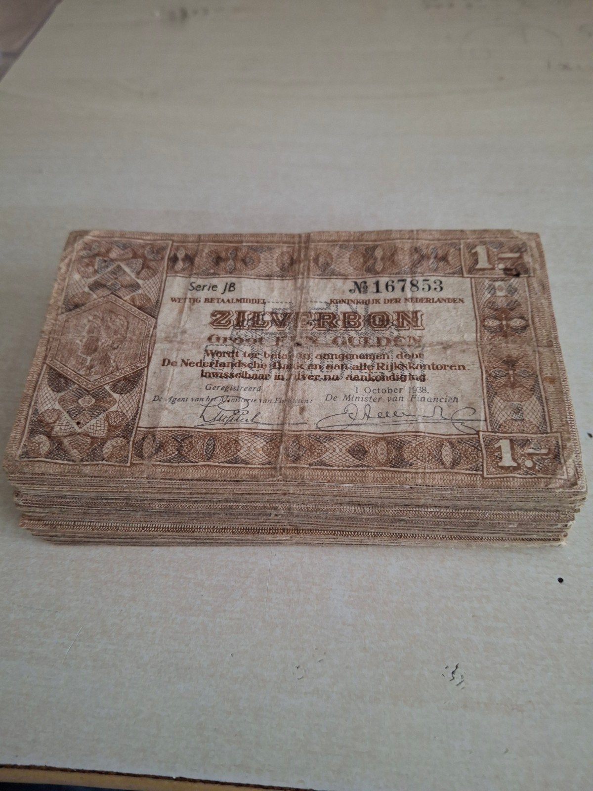 77 Zilverbonnen 1938 Nederland - Verschillende Letters, Ophalen of Verzenden