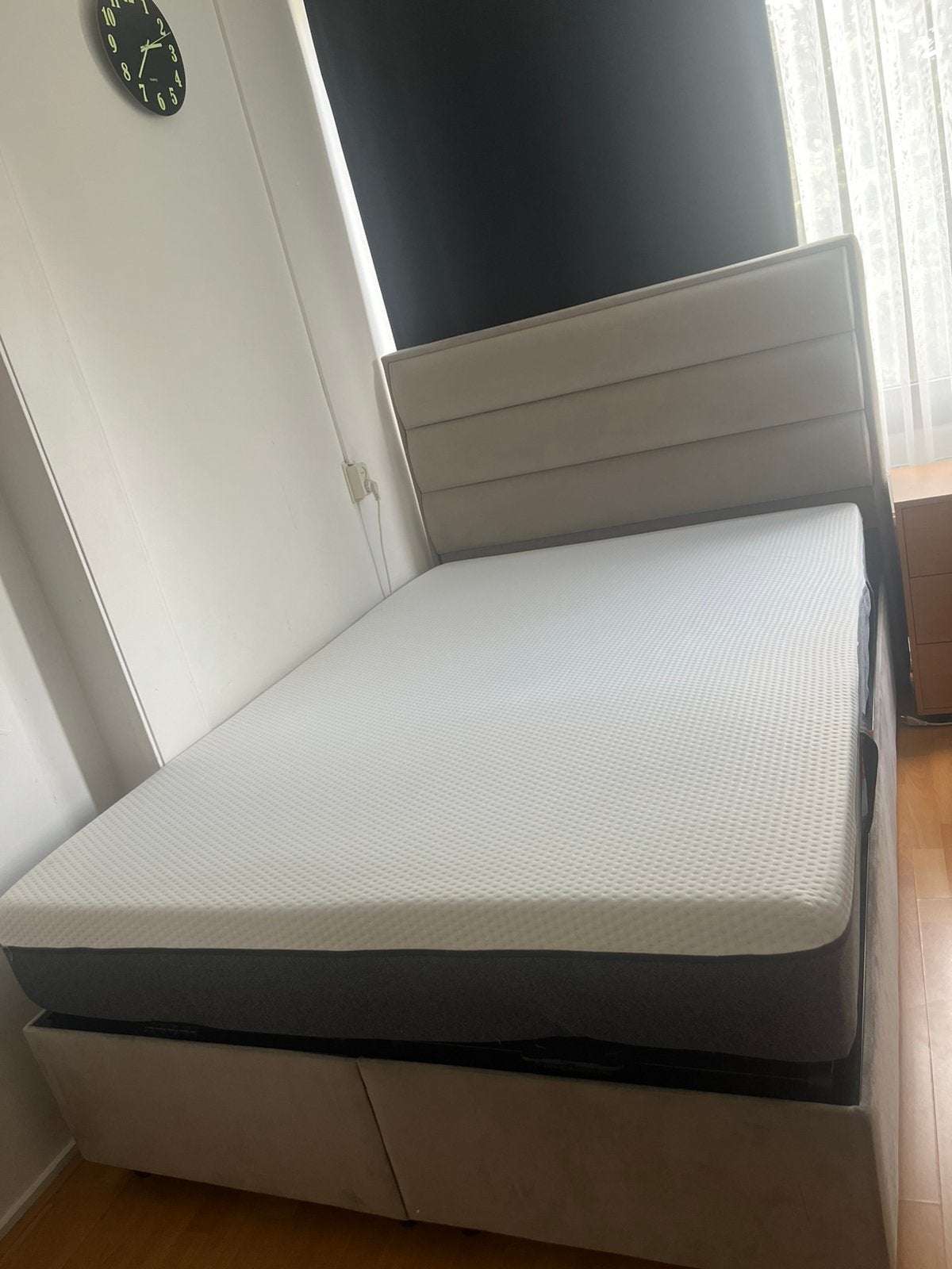 Baza bed, Huis en Inrichting, Ophalen, Gebruikt, Tweepersoons, 140 cm