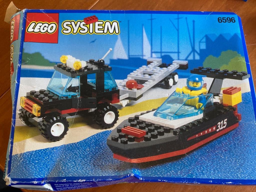 Lego System 6596 Wave Master, Town - Boats, Ophalen of Verzenden, Gebruikt, Complete set, Lego