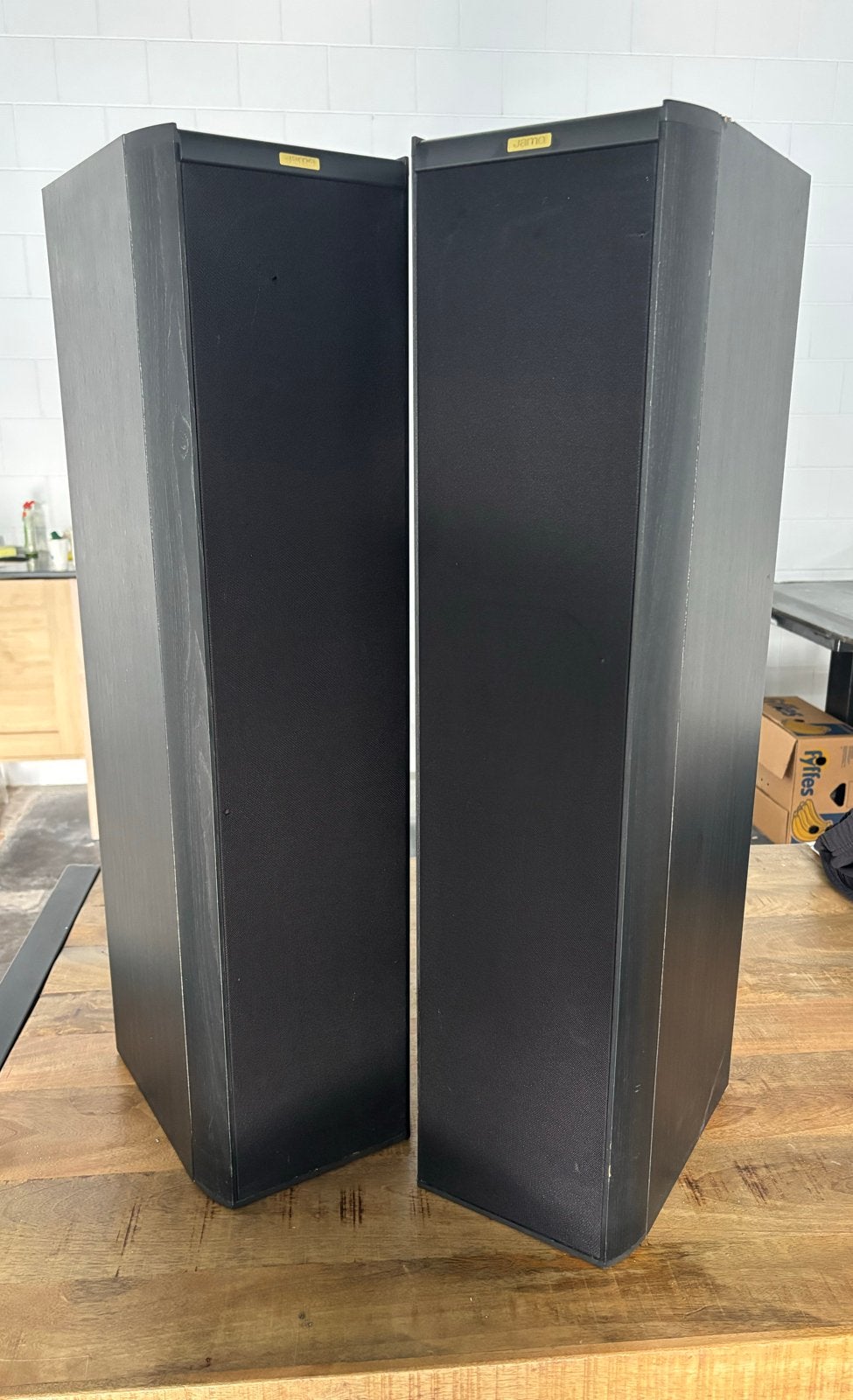2x Jamo Classic 6 Vloerstaande Luidsprekers - Set, Vloerstaande luidspreker, Gebruikt, 120 tot 150 watt, Ophalen of Verzenden