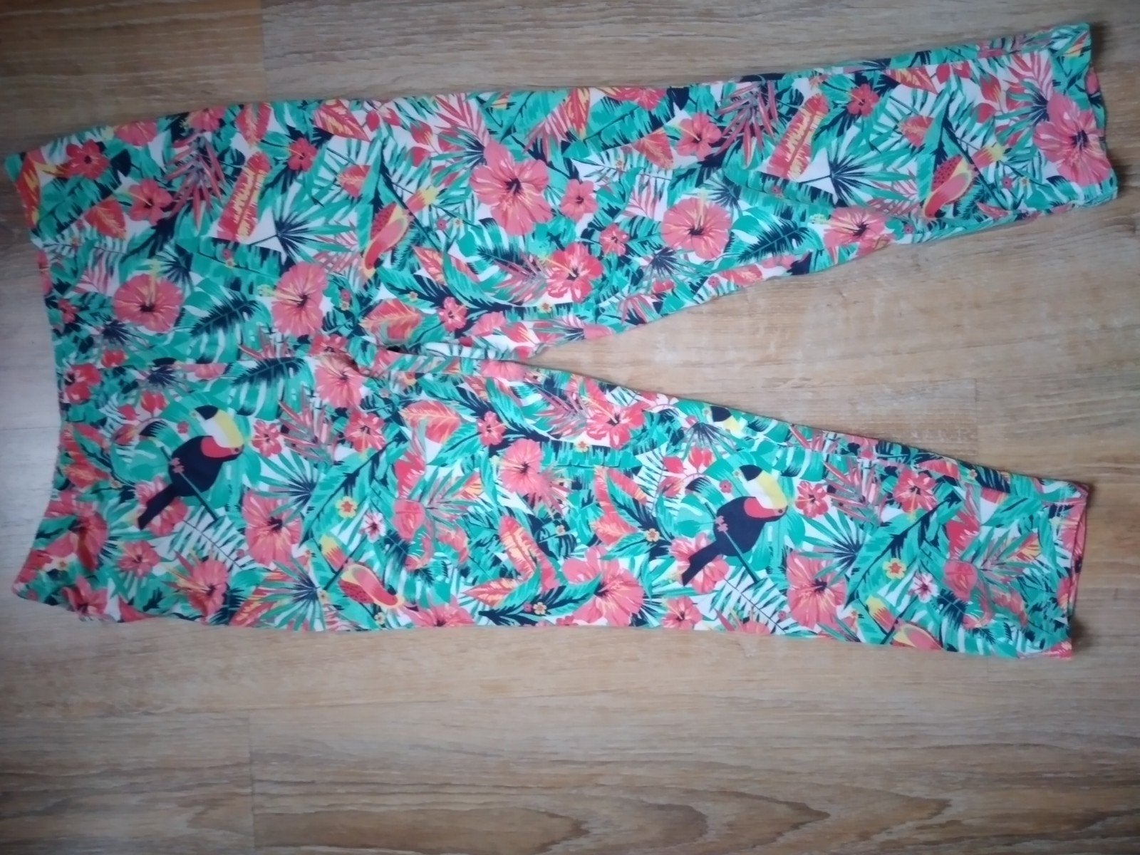 leuk flamingo legging maat 158/164, Broek, Gebruikt, Meisje, Ophalen of Verzenden