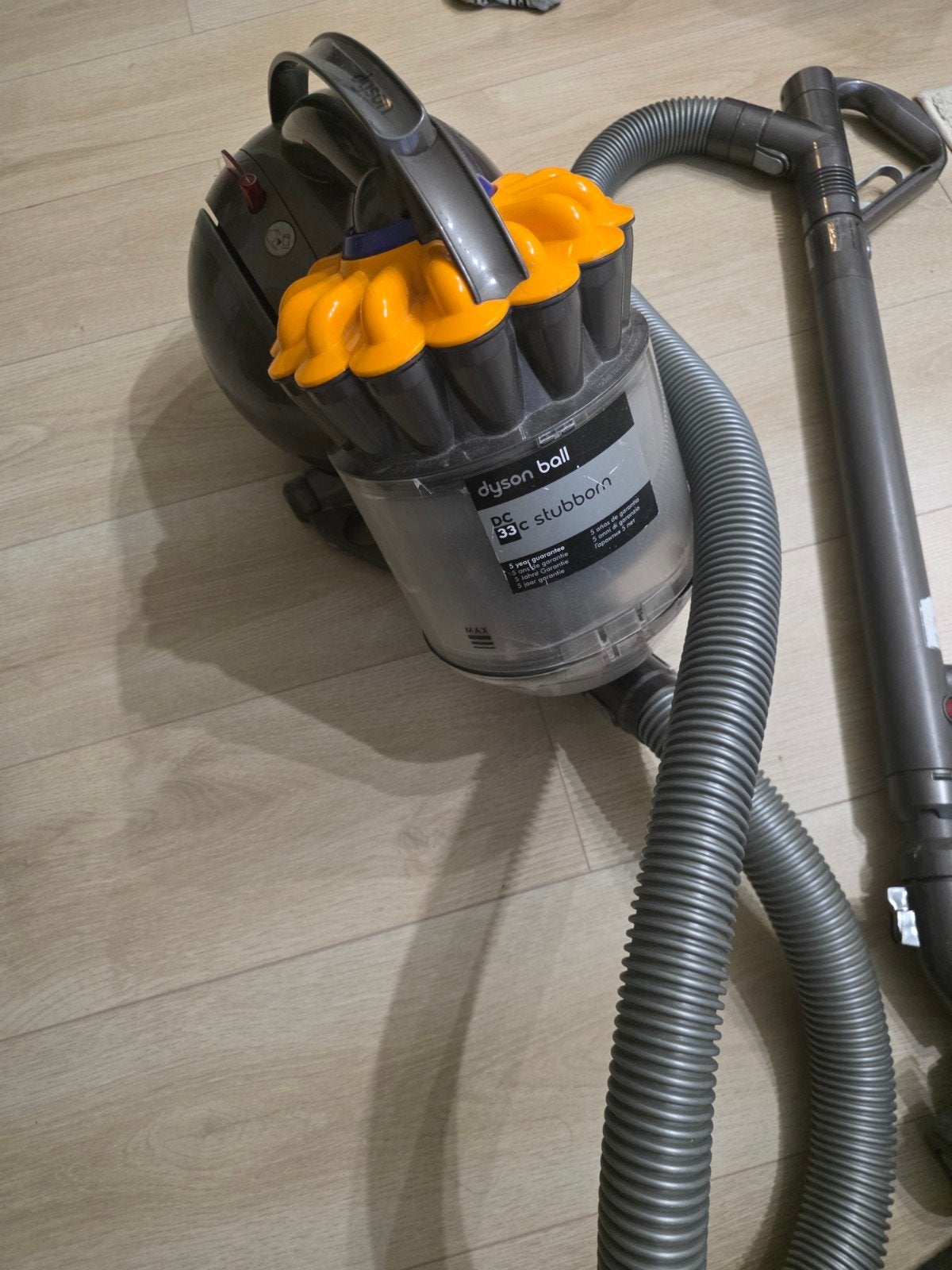 Dyson DC33 Ball Stofzuiger - Gebruikt, Sterke Zuigkracht, Witgoed en Apparatuur, Gebruikt, Ophalen of Verzenden, Dyson, Sledestofzuiger