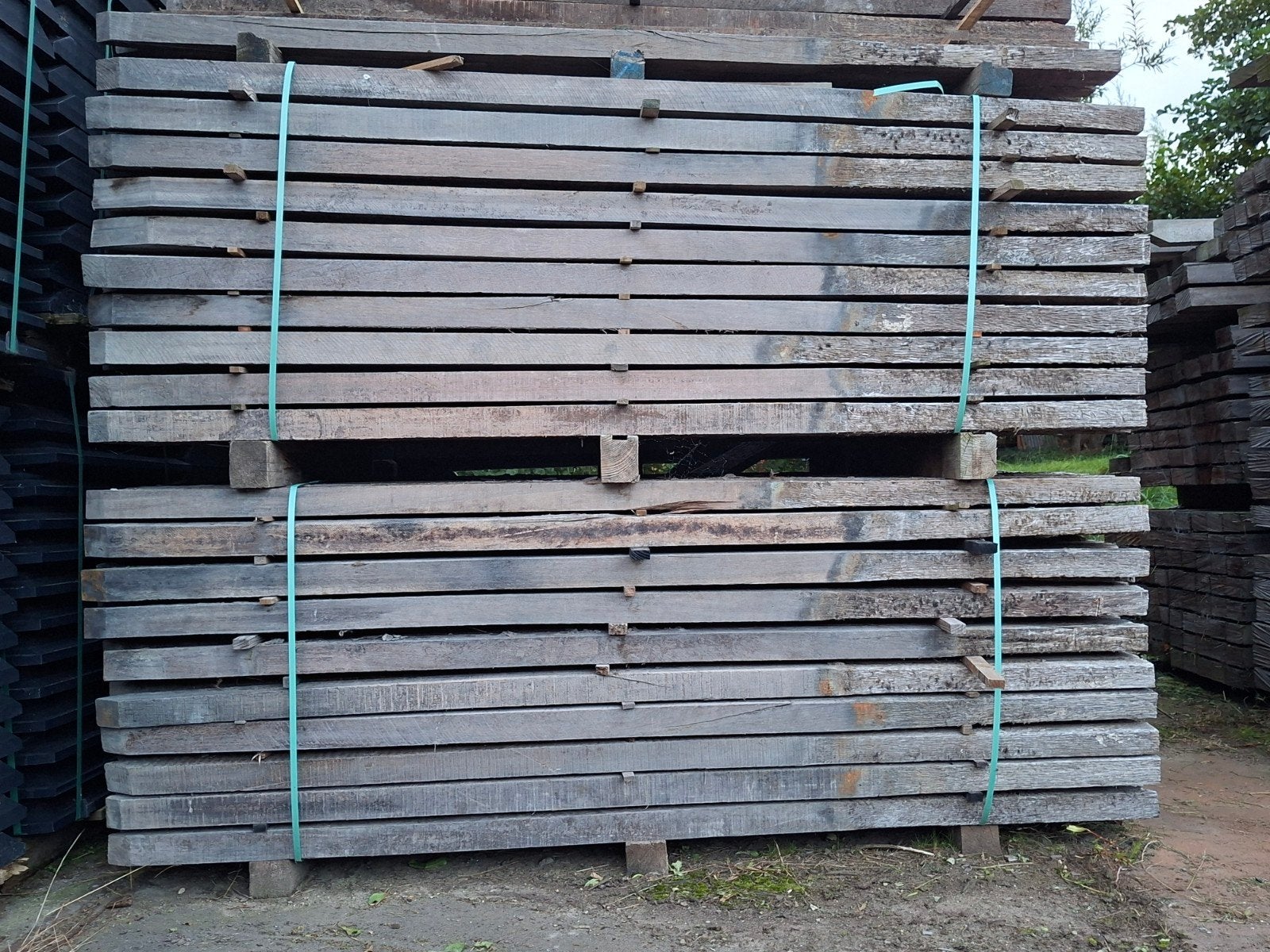 Hardhouten palen | azobé palen | 6x6x210cm, Tuin en Terras, Gebruikt, Palen, Ophalen of Verzenden, Hardhout