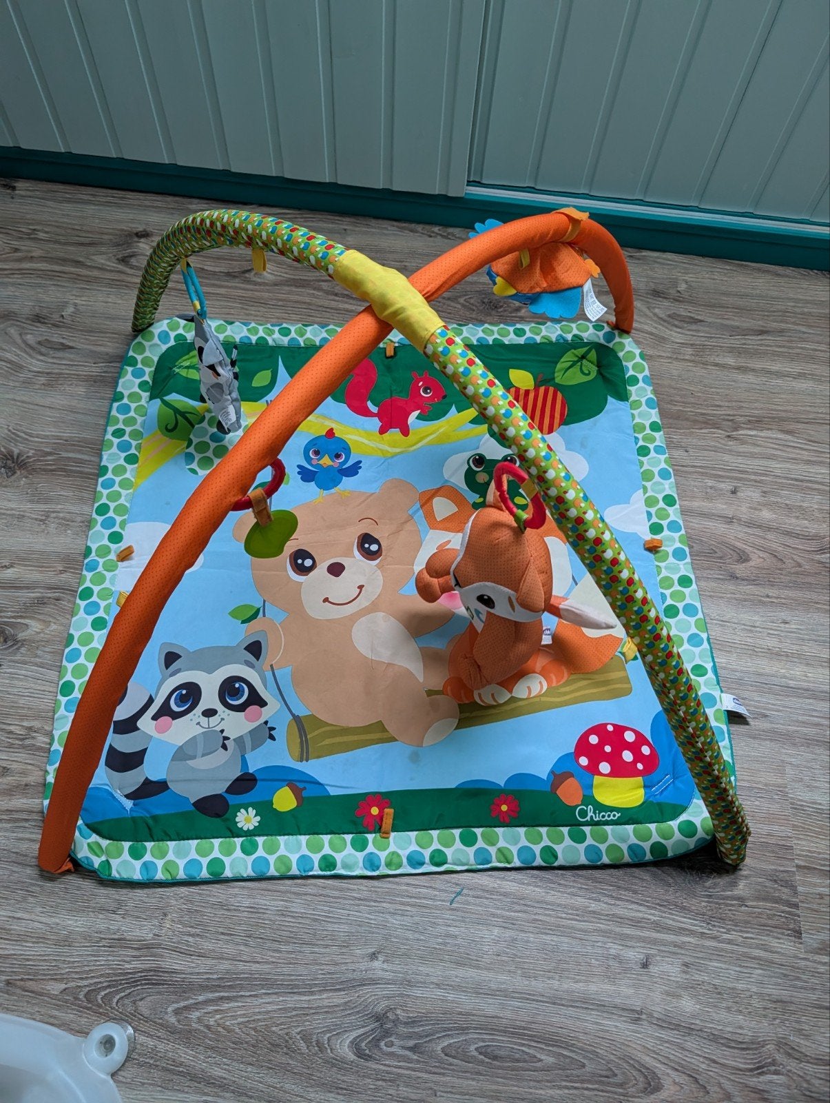 Chicco Speelkleed met Babygym en Rammelaars, Ophalen, Gebruikt, Speelkleed, Met geluid