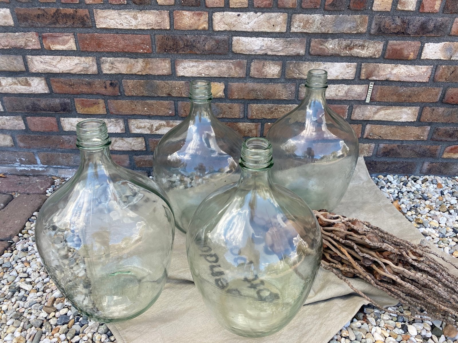 Vintage gist/ bol/ buik fles 10 liter, Ophalen of Verzenden