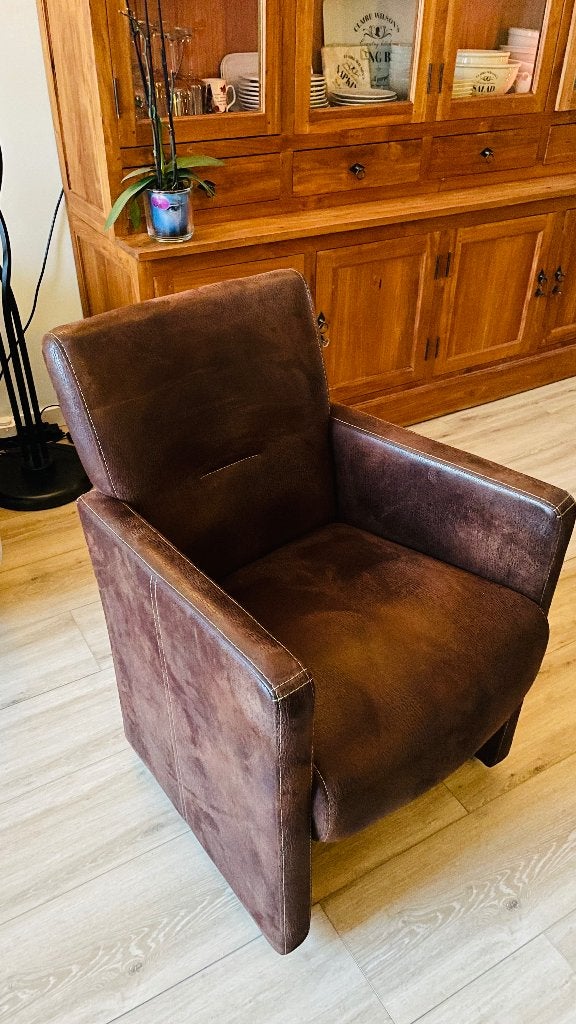 Eetkamer stoelen 4 stuks, Ophalen, Bruin, Zo goed als nieuw, Vier