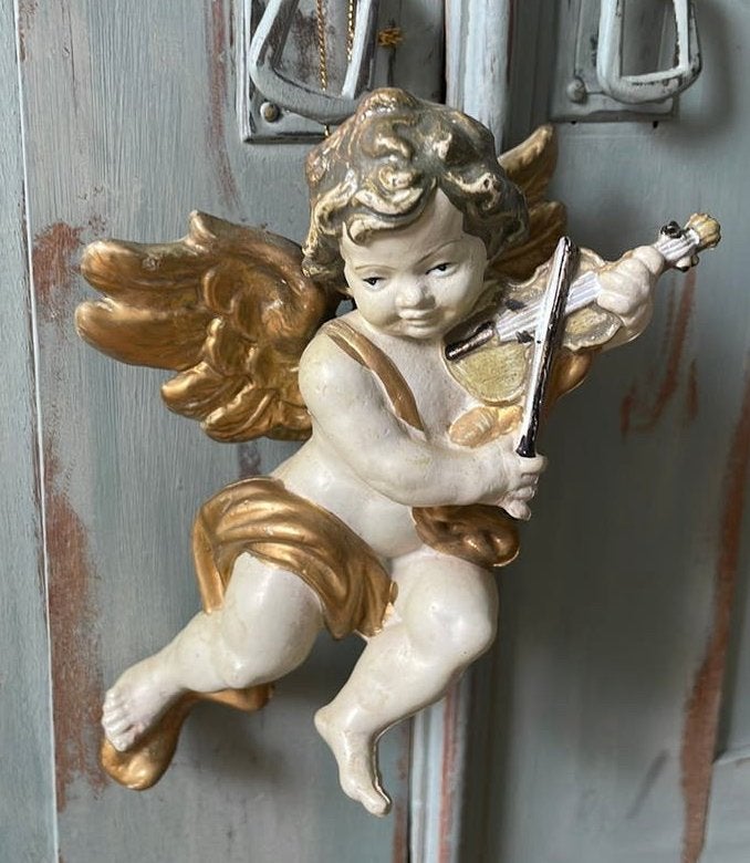 Prachtige engel met viool, Ophalen of Verzenden