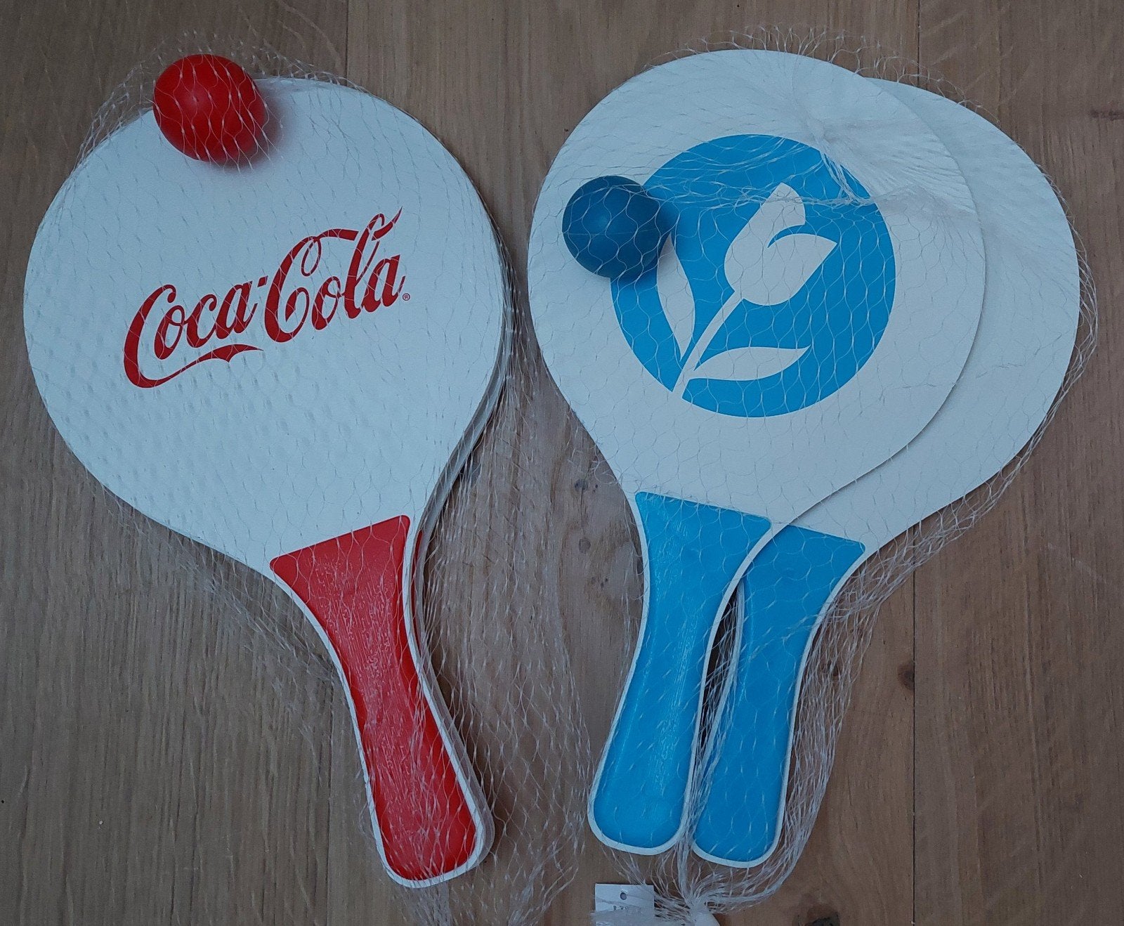 2 Nieuwe Beach Ball Sets - Coca-Cola & Tulp Design, Ophalen of Verzenden, Nieuw