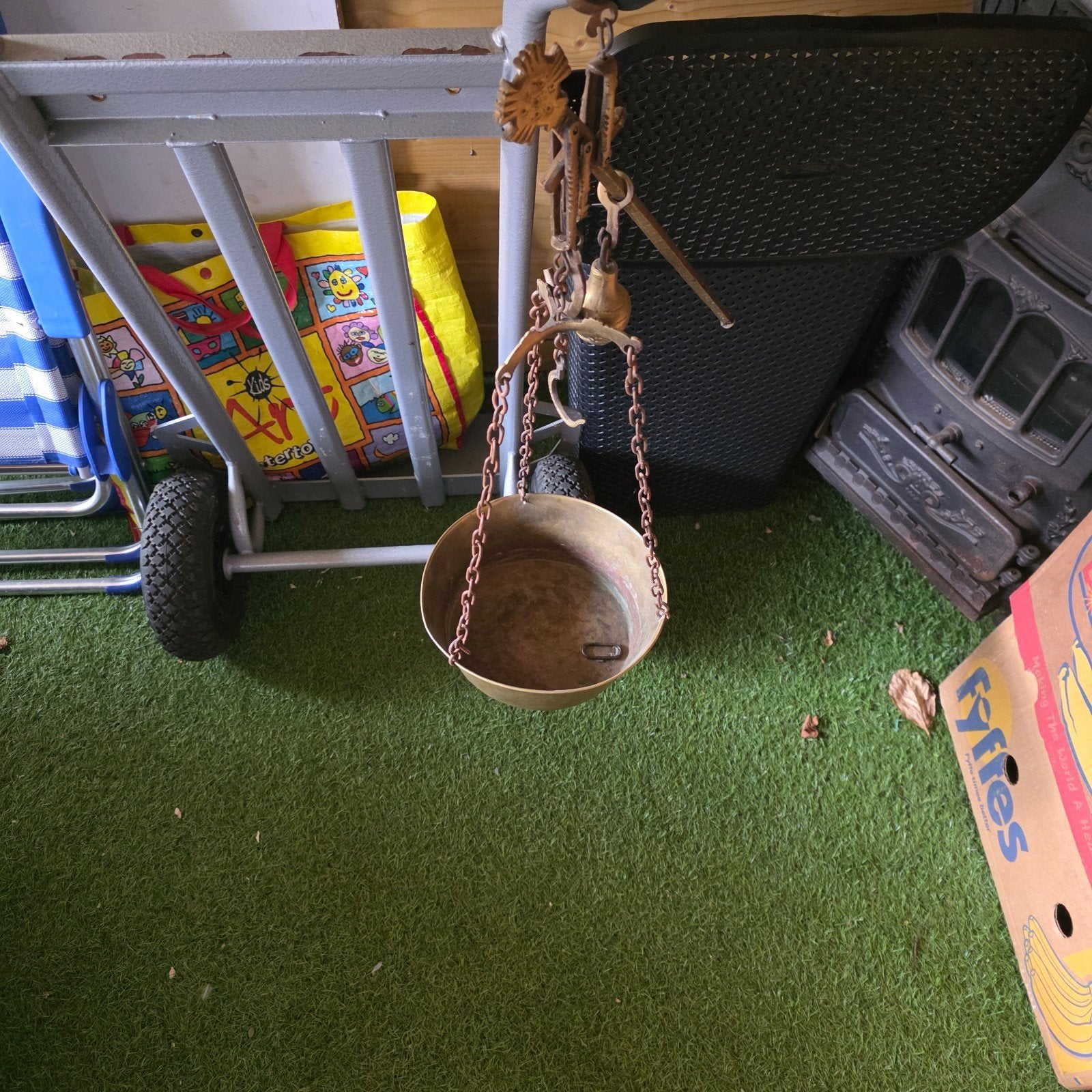 Te koop een mooi koper weegschaal, Ophalen, Koper