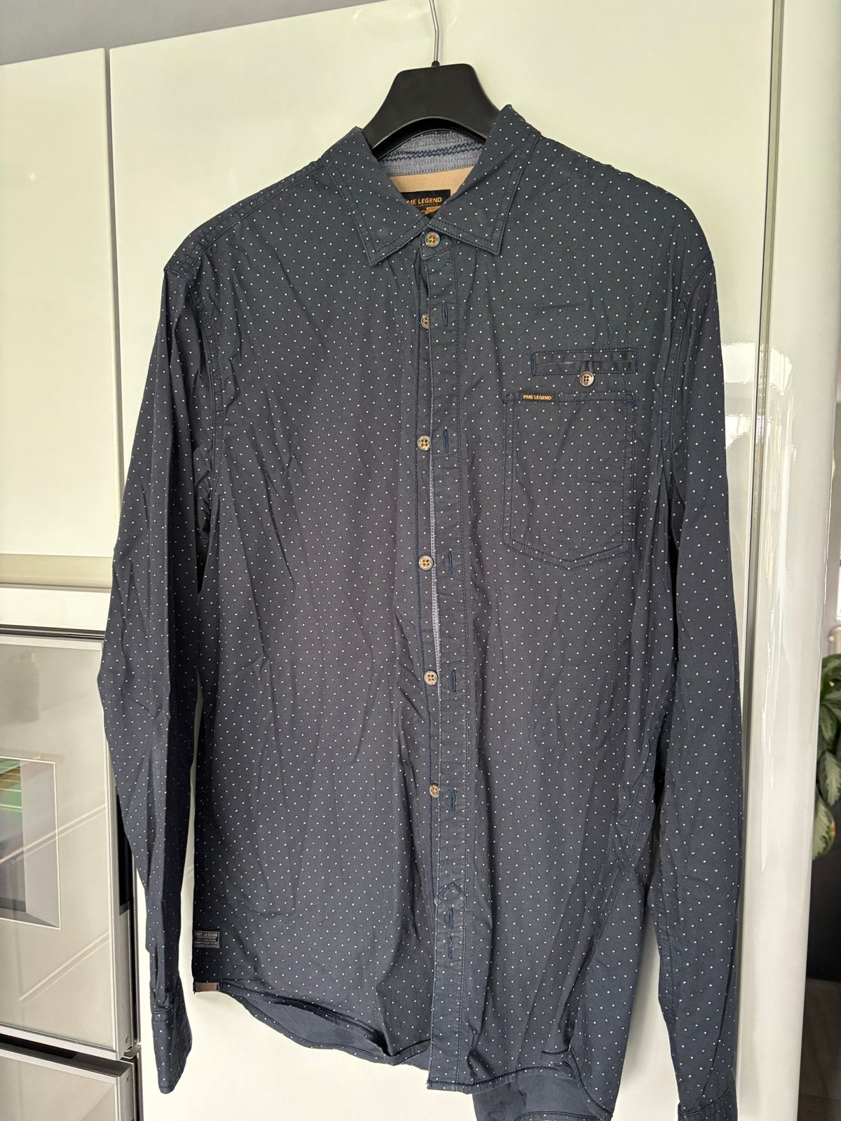 PME Legend heren overhemd - XXL - Zo goed als nieuw, Kleding | Heren, Ophalen of Verzenden, Zo goed als nieuw, Blauw, Overige halswijdtes