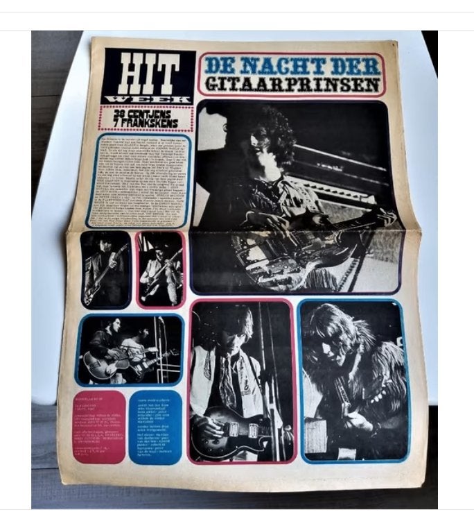 hitweek nr.50 *1967*-frank zappa, Ophalen of Verzenden, Gelezen, Muziek, Film of Tv