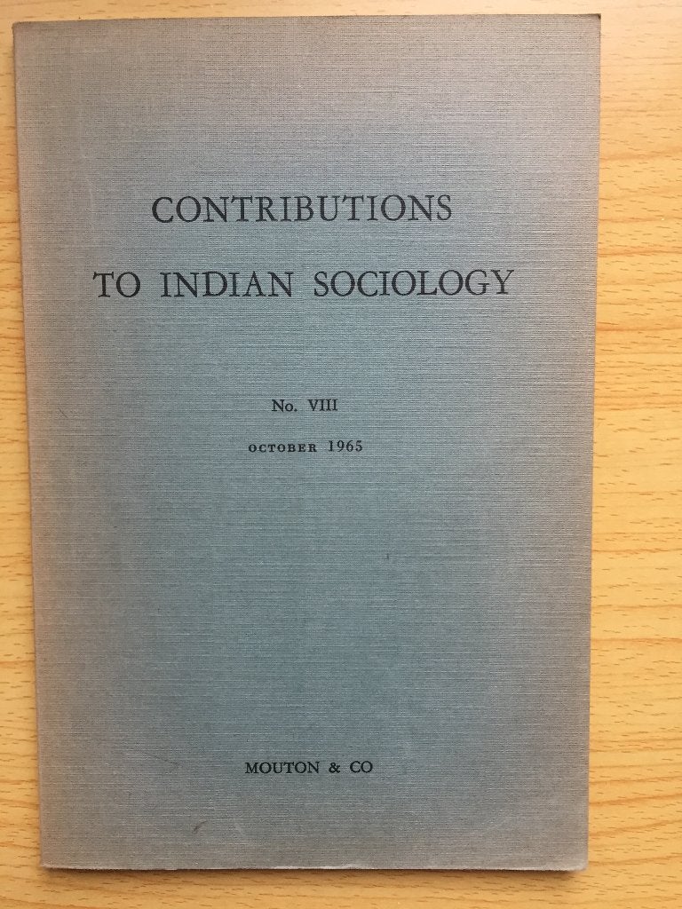 Contributions to Indian Sociology, no. VIII, october 1965, Ophalen of Verzenden, Gelezen, Diverse auteurs