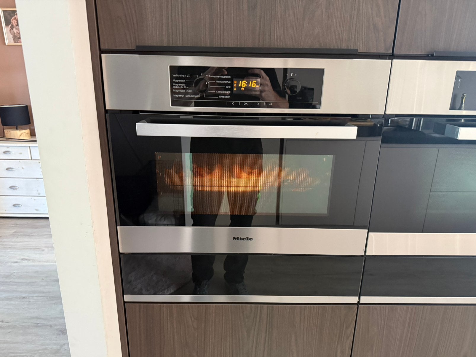 Miele Combimagnetron H5040BM, Ophalen, 45 tot 50 cm, Gebruikt, 60 cm of meer