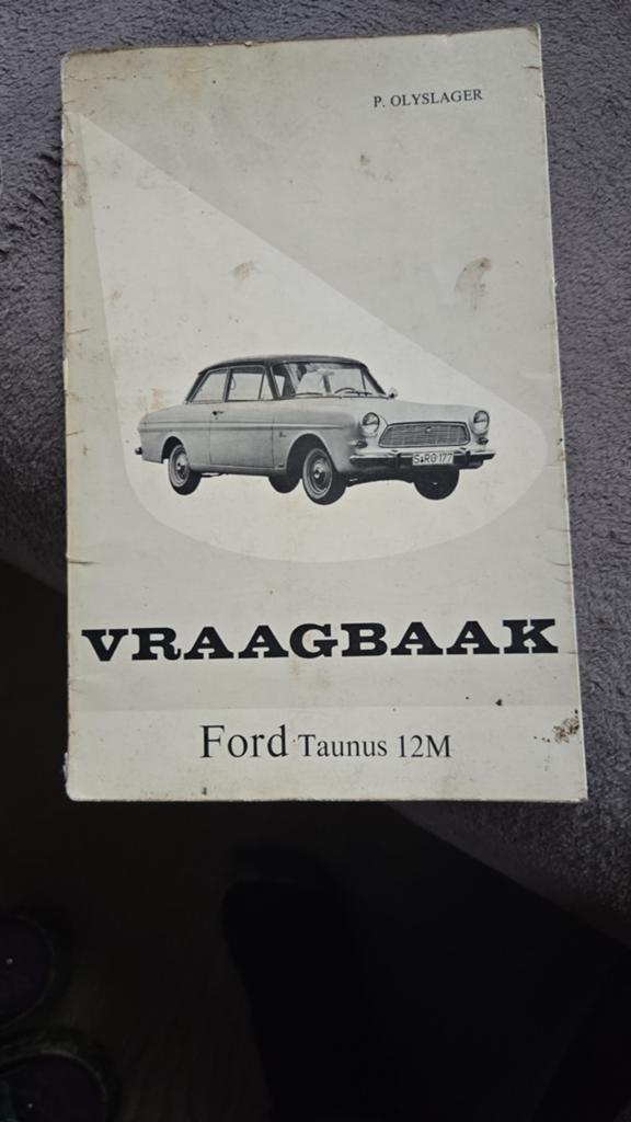 Vraagbaak Ford Taunus 12M - P. Olyslager, Ophalen of Verzenden, Gelezen, Ford, P. Olyslager
