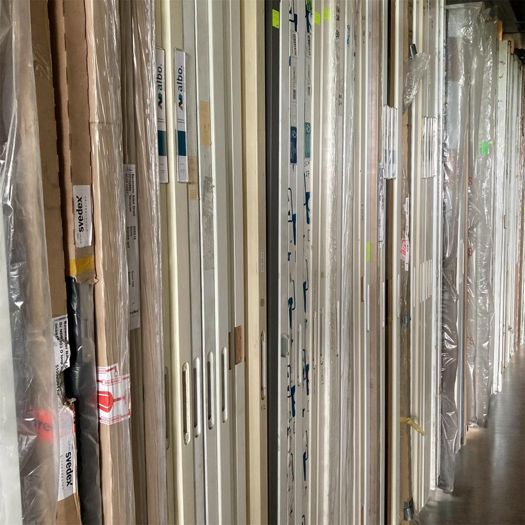 Partij (400 stuks) nieuwe binnendeuren te koop, Ophalen, 215 cm of meer, Binnendeur, Glas