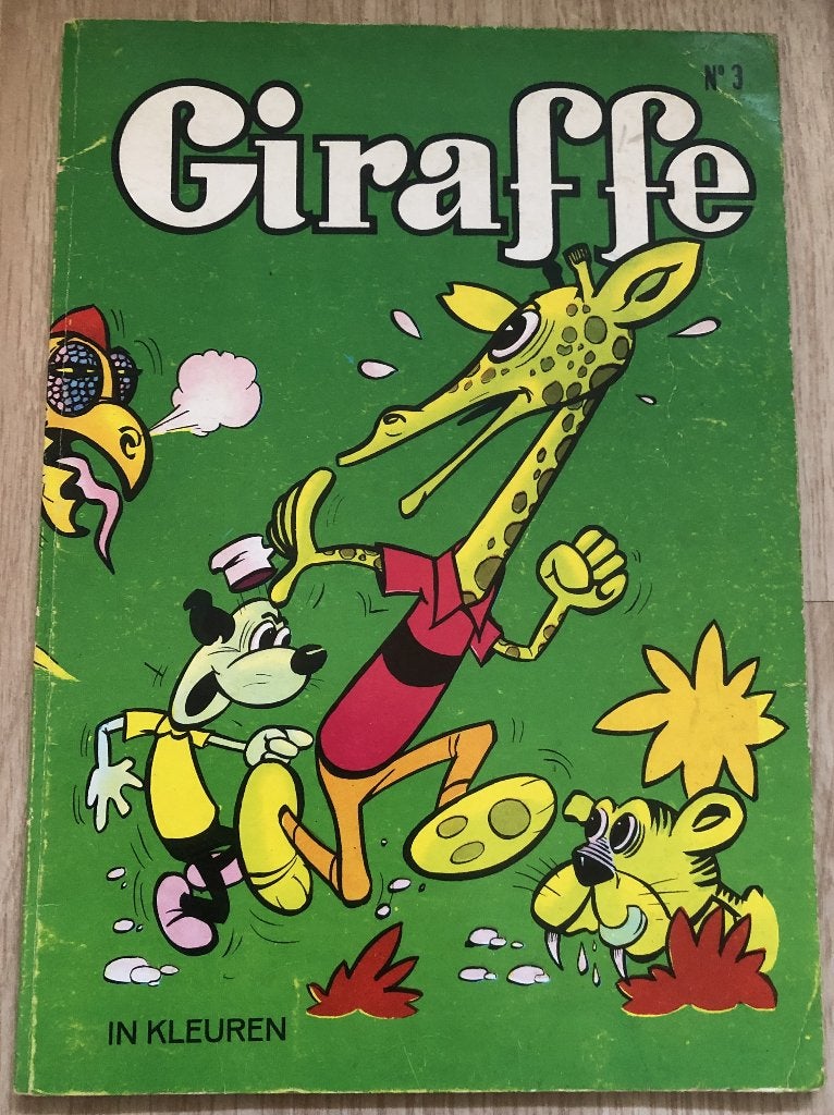 GIRAFFE - NO 3 - STRIPBOEK, Eén stripboek, Ophalen of Verzenden, Zo goed als nieuw