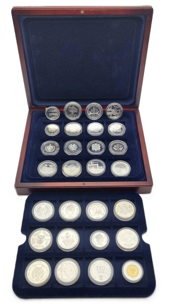 502. Zilveren munten - WK voetbal, 2006–2008, Ophalen, Nederland en Buitenland, Munten