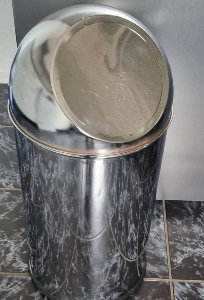 Prullenbak / Push Bin, Ophalen, Gebruikt, 40 liter of meer, Metaal