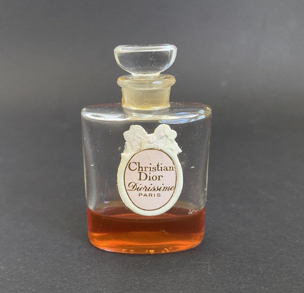 Christian Dior Diorissimo Pure Parfum Fles 15 ML 1960s, Ophalen of Verzenden, Gebruikt, Parfumfles