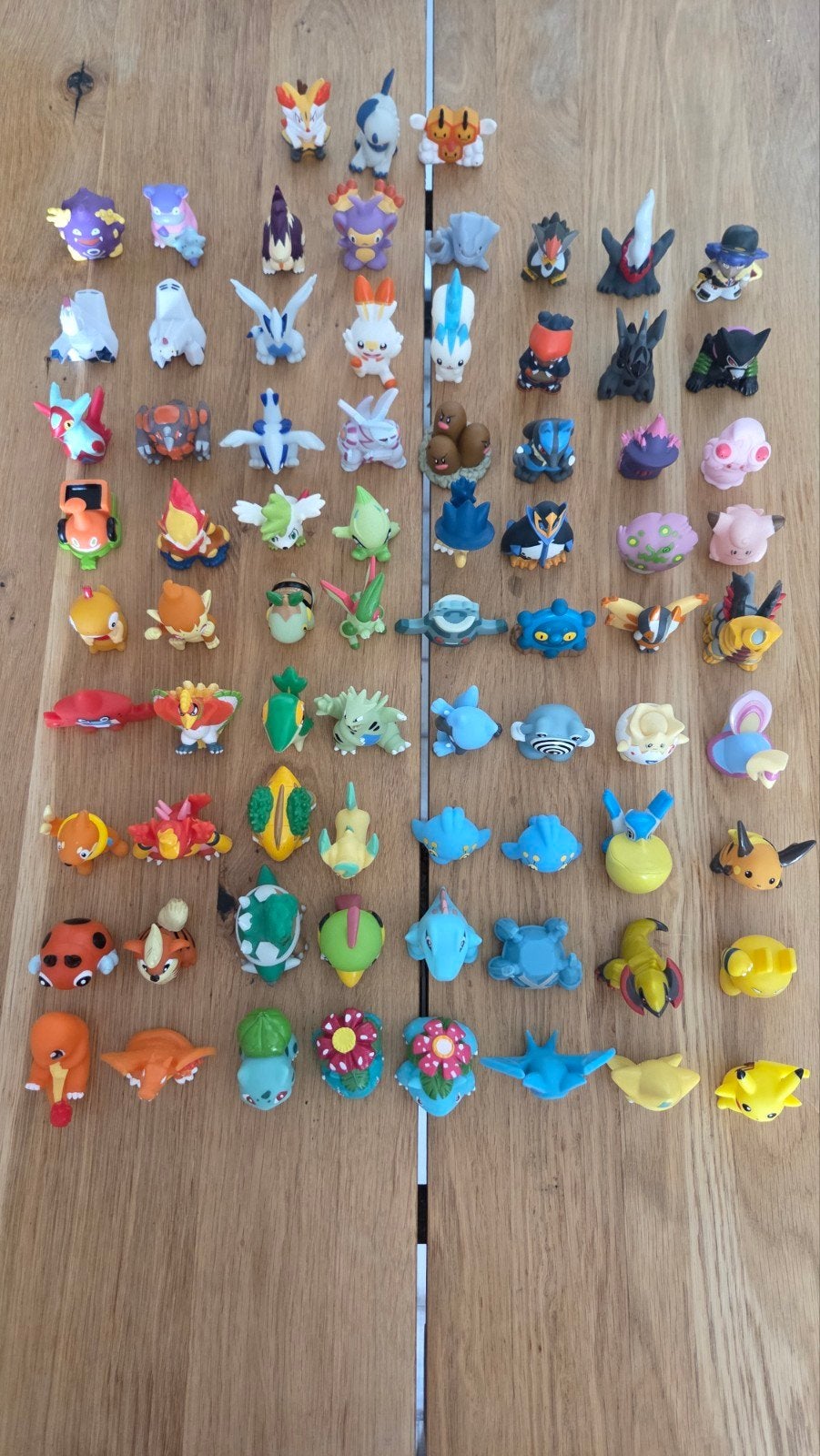 Partij van 75 Pokemon kids figuren van bandai, Ophalen of Verzenden, Zo goed als nieuw