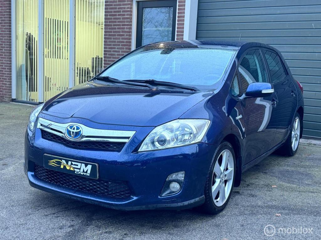 Toyota Auris 1.8 Full Hybrid Dynamic, Auto's, Toyota, Euro 5, Stof, Gebruikt, Zwart