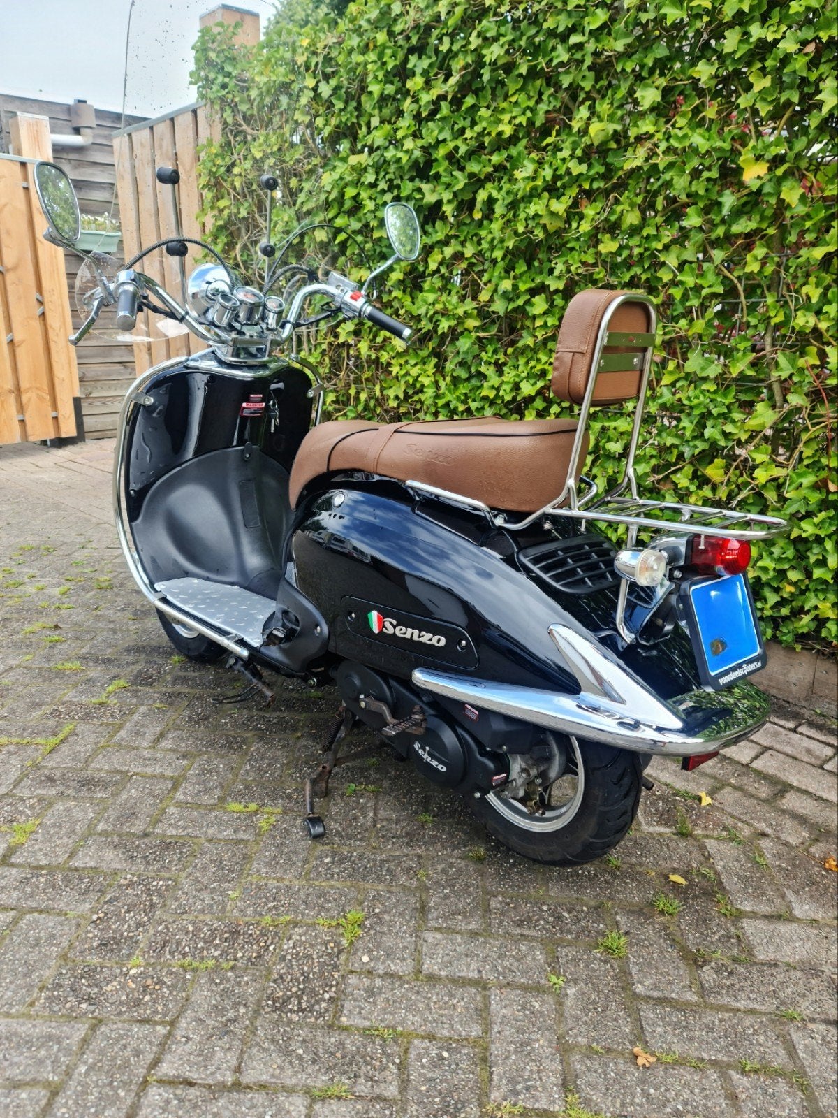 Snorscooter retro scooter senzo, Ophalen, Zo goed als nieuw, Benzine, Overige merken