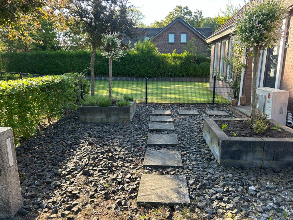 Donkergrijze split voor tuin of oprit, Ophalen, Overige materialen, Gebruikt, Split