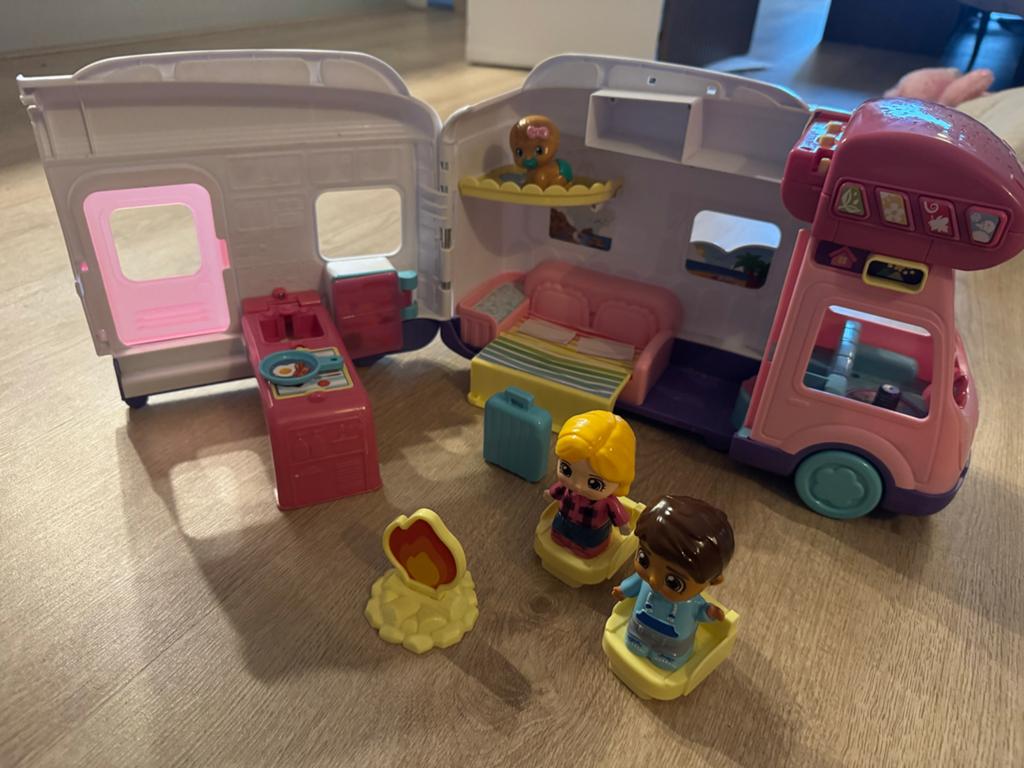 VTech Magische Glamper Camper, compleet en werkend, Ophalen of Verzenden, Zo goed als nieuw, 2 tot 4 jaar
