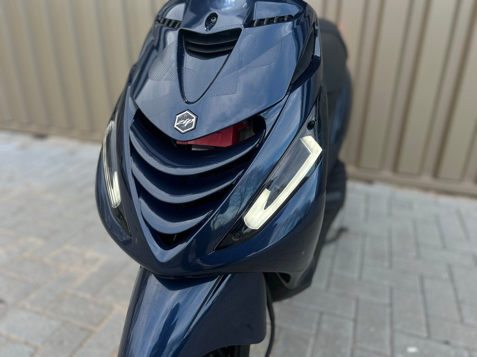 Piaggio Zip Kappenset nieuw in doos - Diamond Blue, Ophalen, Nieuw, Kap, Piaggio