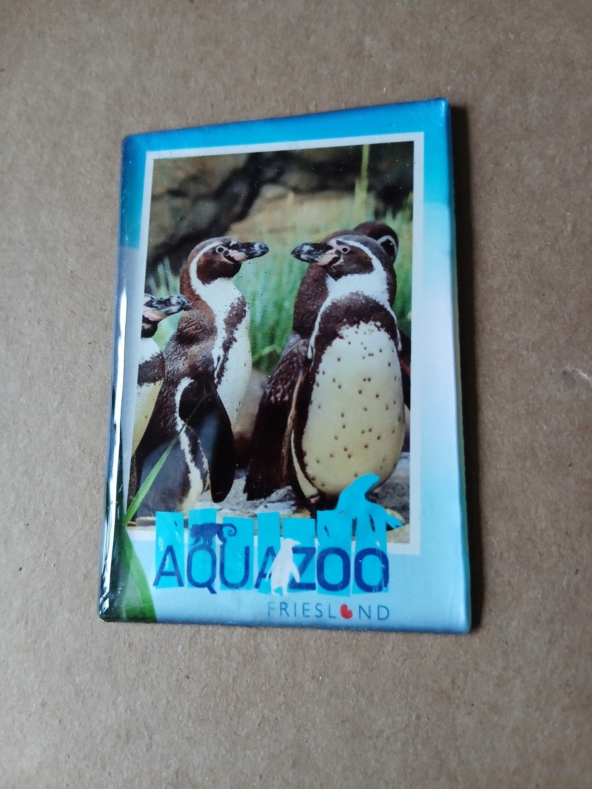 Koelkastmagneet Pinguïns AquaZoo Friesland, Ophalen of Verzenden, Gebruikt