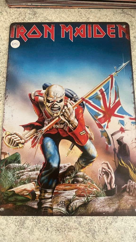 Iron maiden muurplaat, Ophalen of Verzenden, Zo goed als nieuw