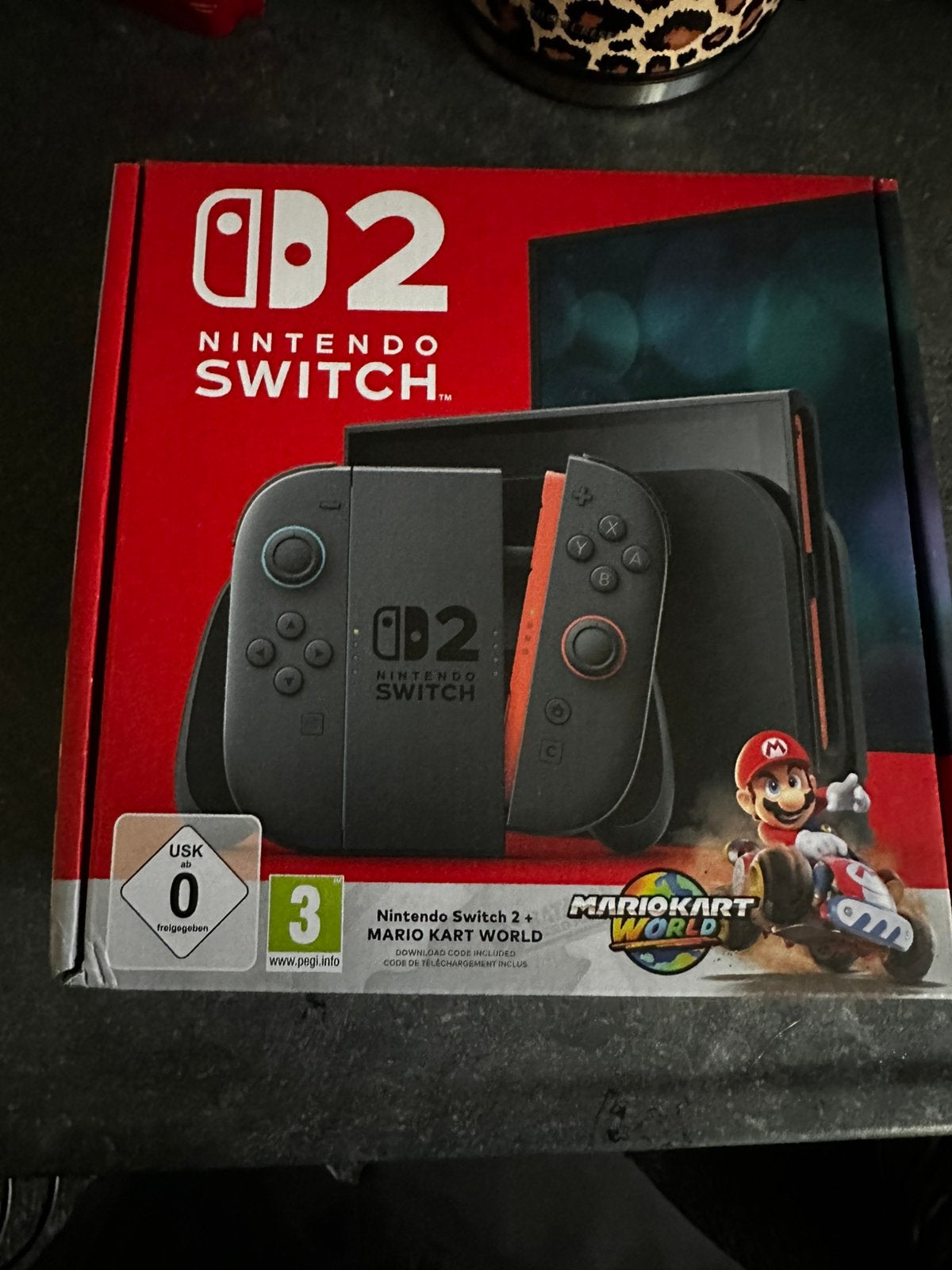 Nintendo Switch 2 + Mario Kart World Bundle, Ophalen of Verzenden, Zo goed als nieuw, Met 2 controllers, Switch Original