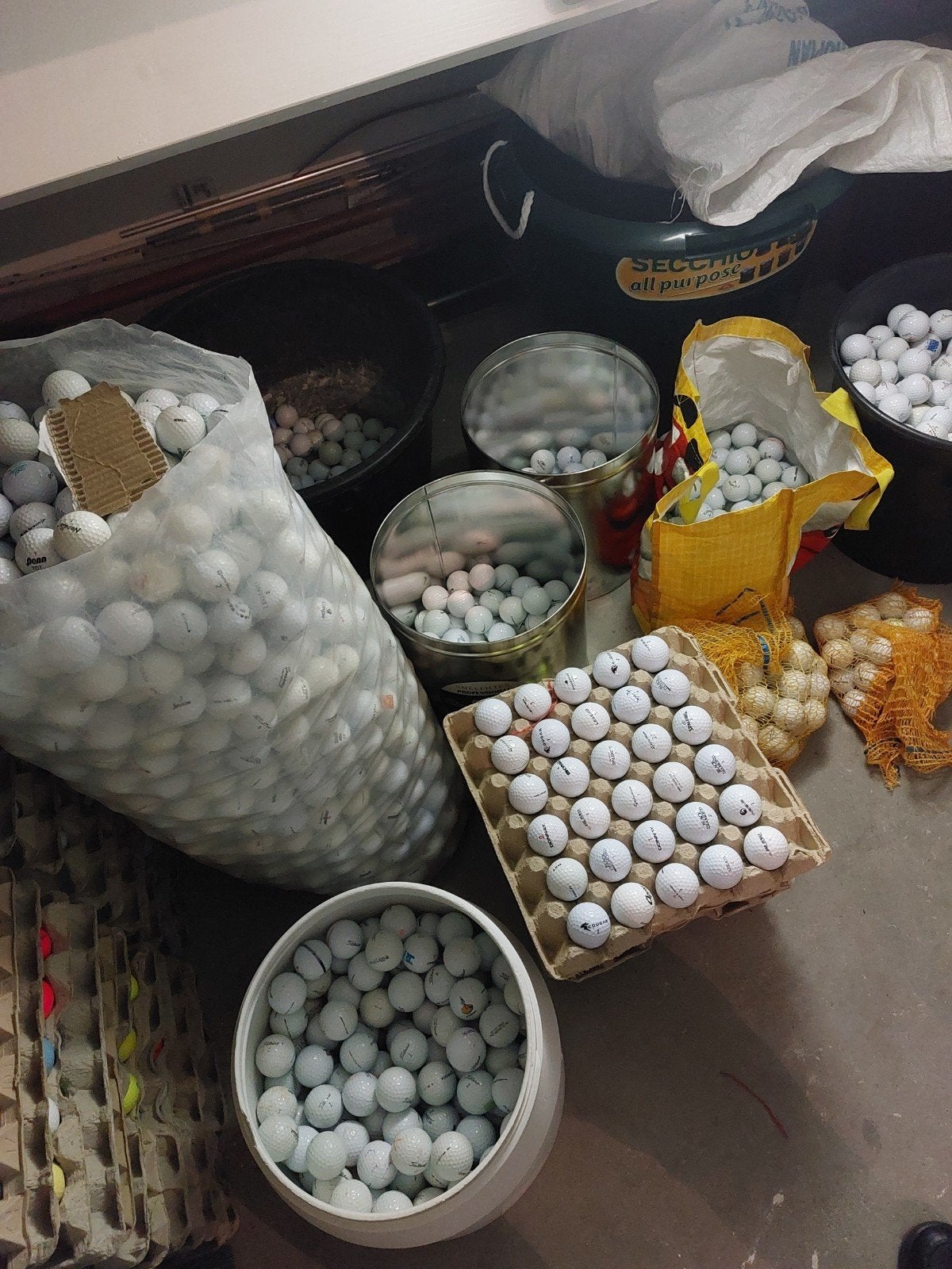 WEDSTRIJD GOLFBALLEN, Sport en Fitness, Ophalen, Gebruikt, Bal(len)