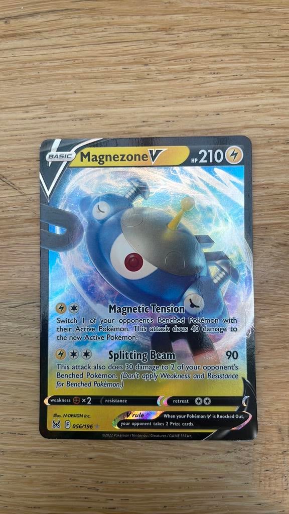 Magnezone pokemonkaart, Ophalen of Verzenden, Zo goed als nieuw