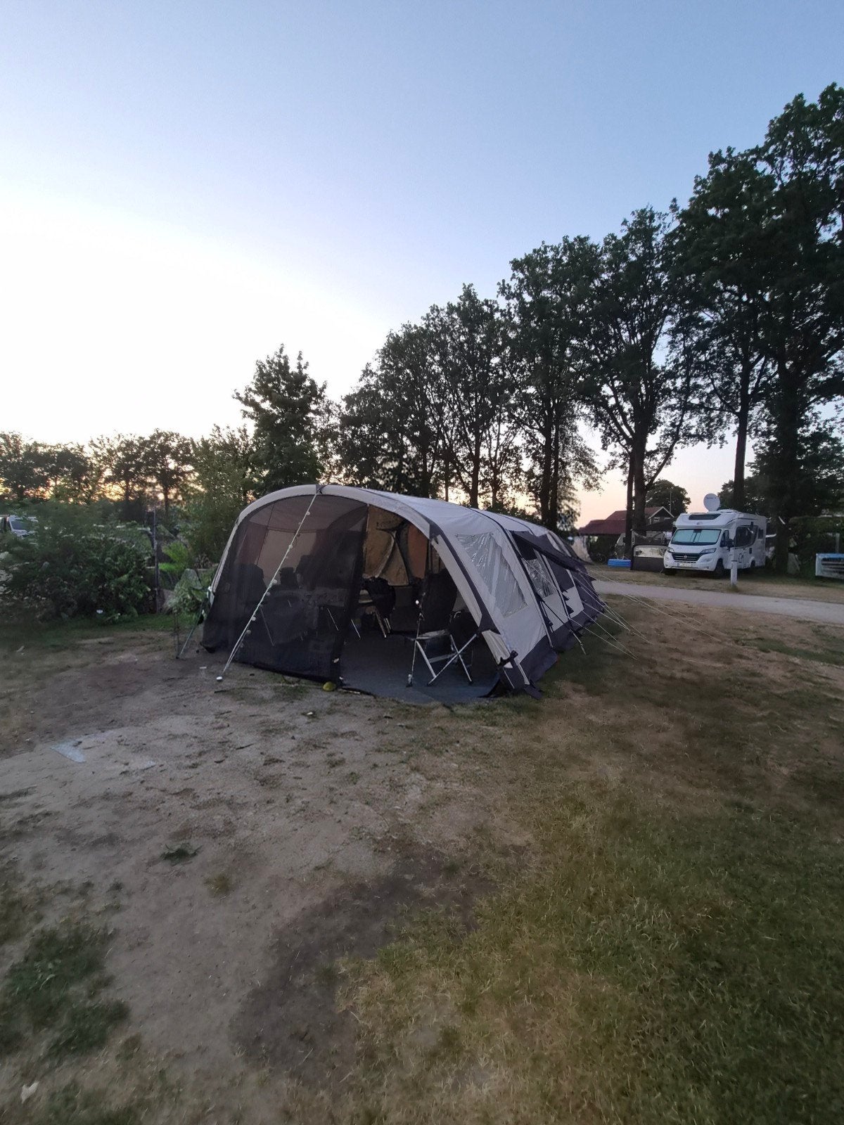 Maimi 6 easy air met donkere slaapcabines, Caravans en Kamperen, Tenten, Ophalen, Gebruikt, Tot en met 6