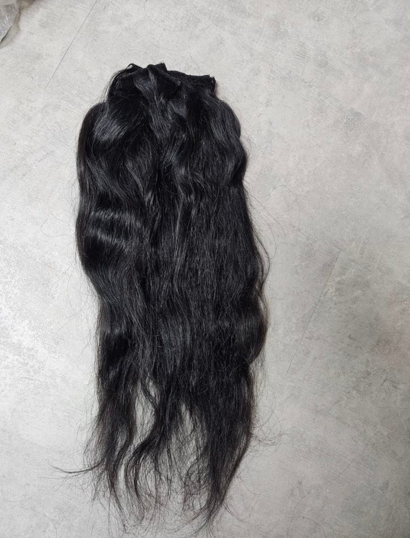 Hairextensions echt haar haarverlenging 20” remy human hair, Verzenden, Zo goed als nieuw, Pruik of Haarverlenging