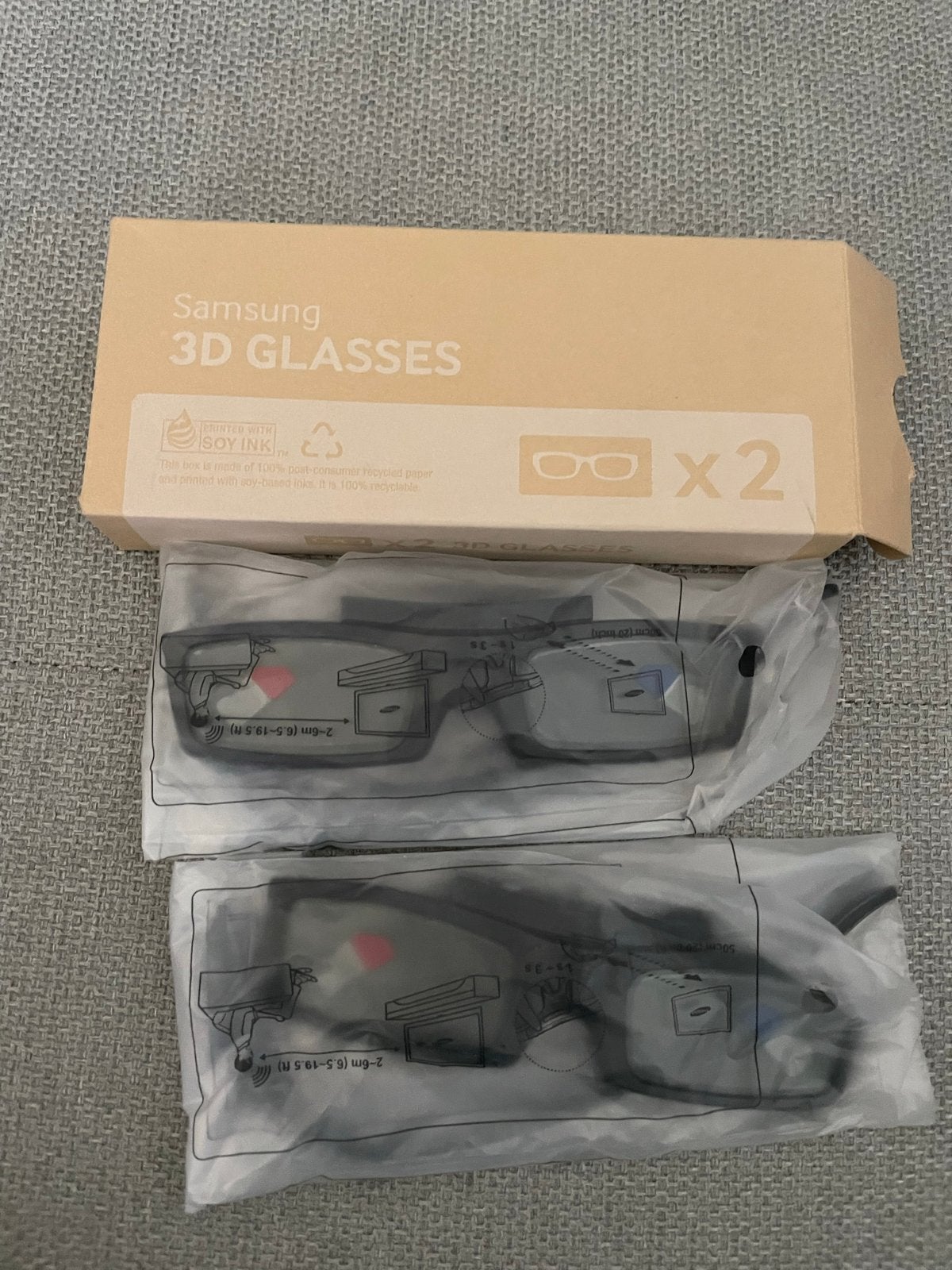 2 Nieuwe Samsung 3D brillen, Ophalen of Verzenden, Nieuw