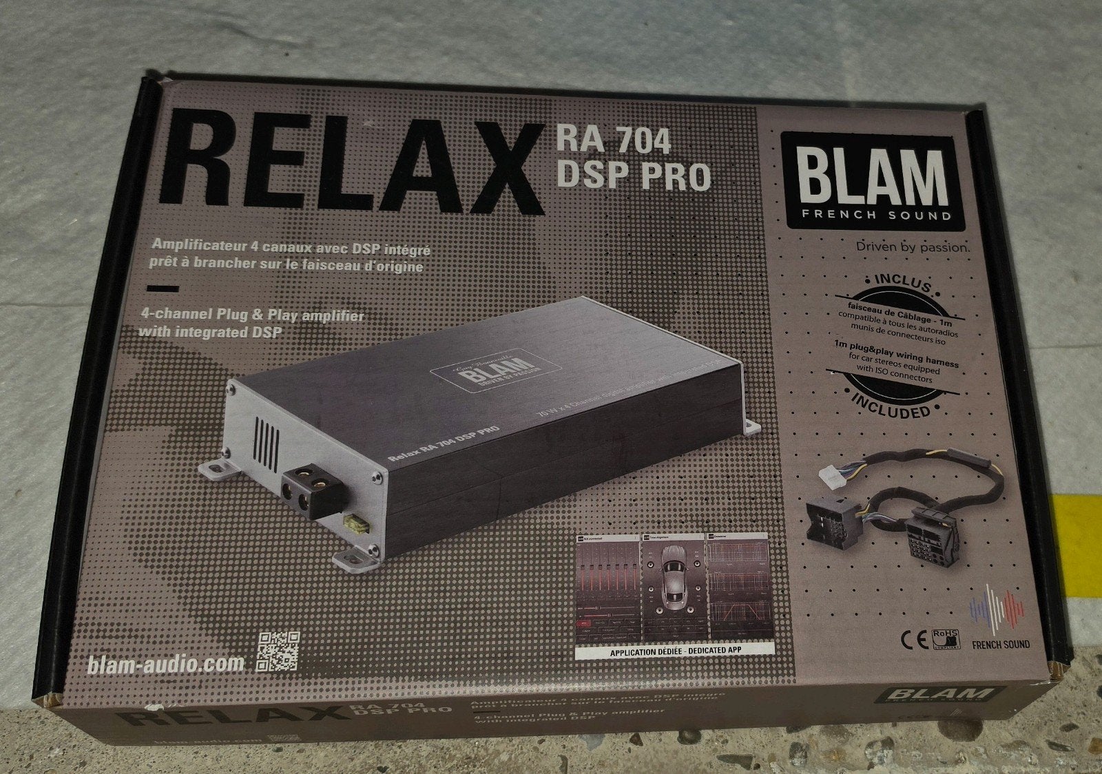 BLAM Relax RA 704 DSP Pro - Nieuw in doos met kabels, Auto diversen, Ophalen of Verzenden, Nieuw