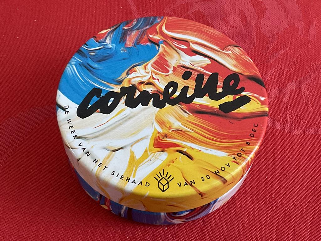 Zilveren Corneille broche, Ophalen of Verzenden, Zo goed als nieuw, Zilver, Zilver