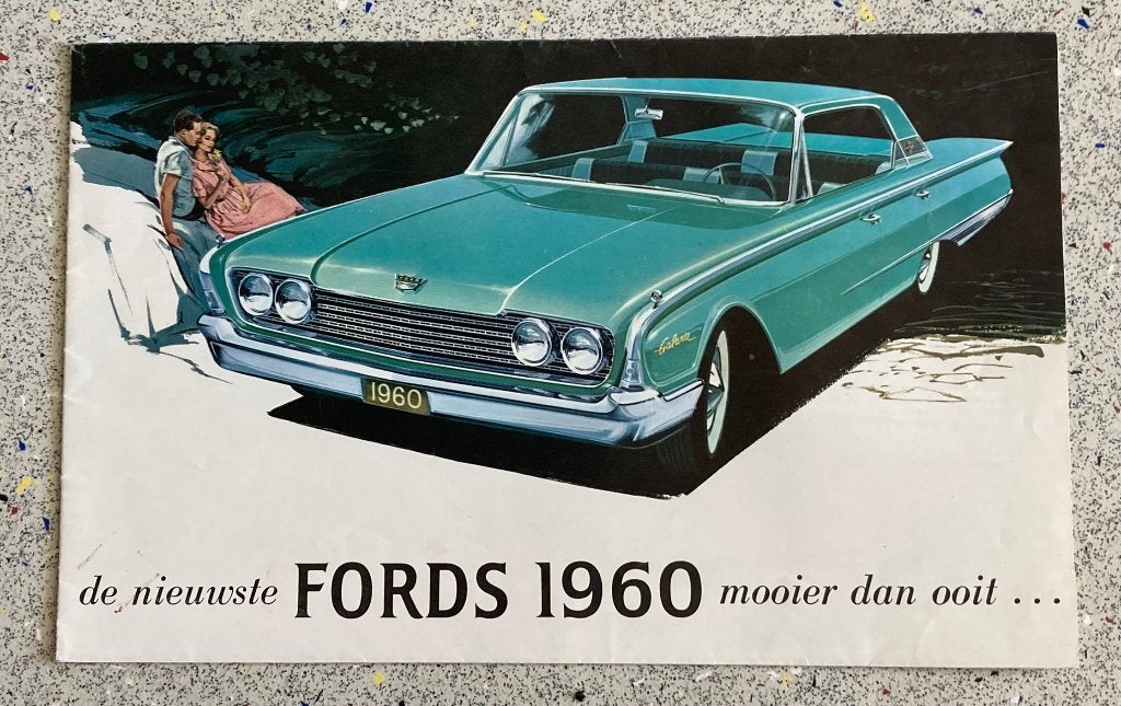Originele Ford brochure 1960 - De nieuwste Fords, Ford, Ophalen of Verzenden, Zo goed als nieuw, Ford Motor Company