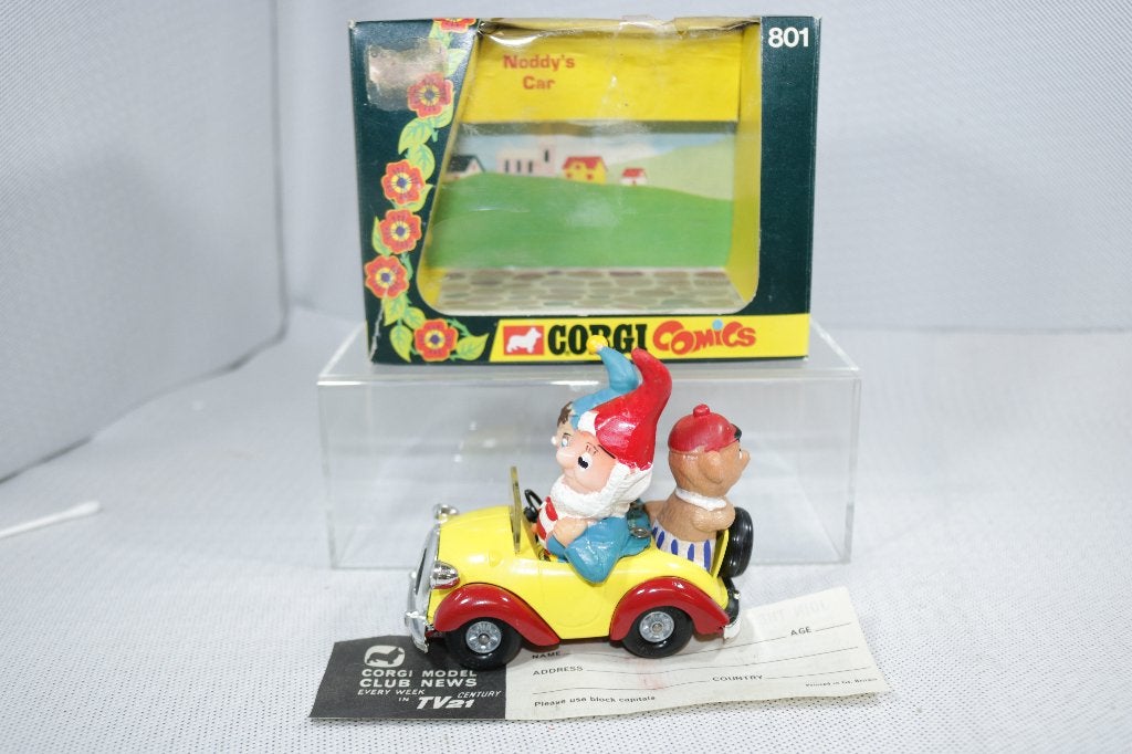 Corgi Toys 1:43 Comics 801 Noddys Car perfect mint in box, Hobby en Vrije tijd, Modelauto's | 1:43, Nieuw, Auto, Corgi, Ophalen of Verzenden