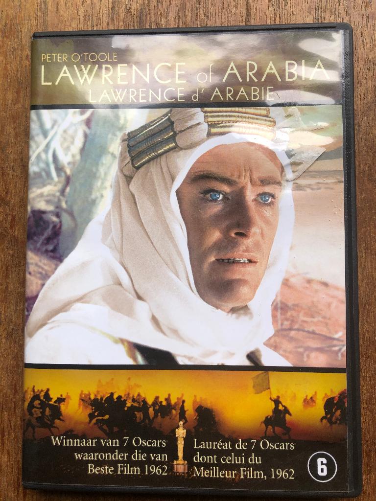 Lawrence of Arabia DVD ; (7 Oscars) 1962, Cd's en Dvd's, Dvd's | Klassiekers, 1960 tot 1980, Ophalen of Verzenden, Zo goed als nieuw