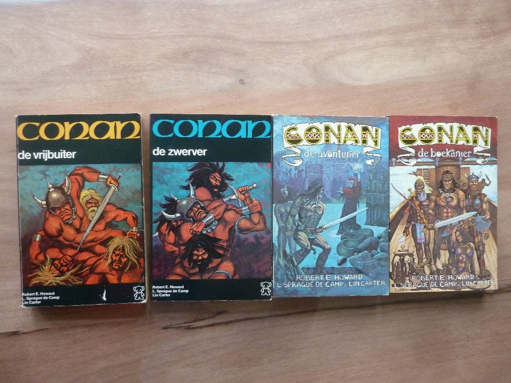 Robert E. Howard e.a. - 4 delen Conan, Ophalen of Verzenden, Gelezen