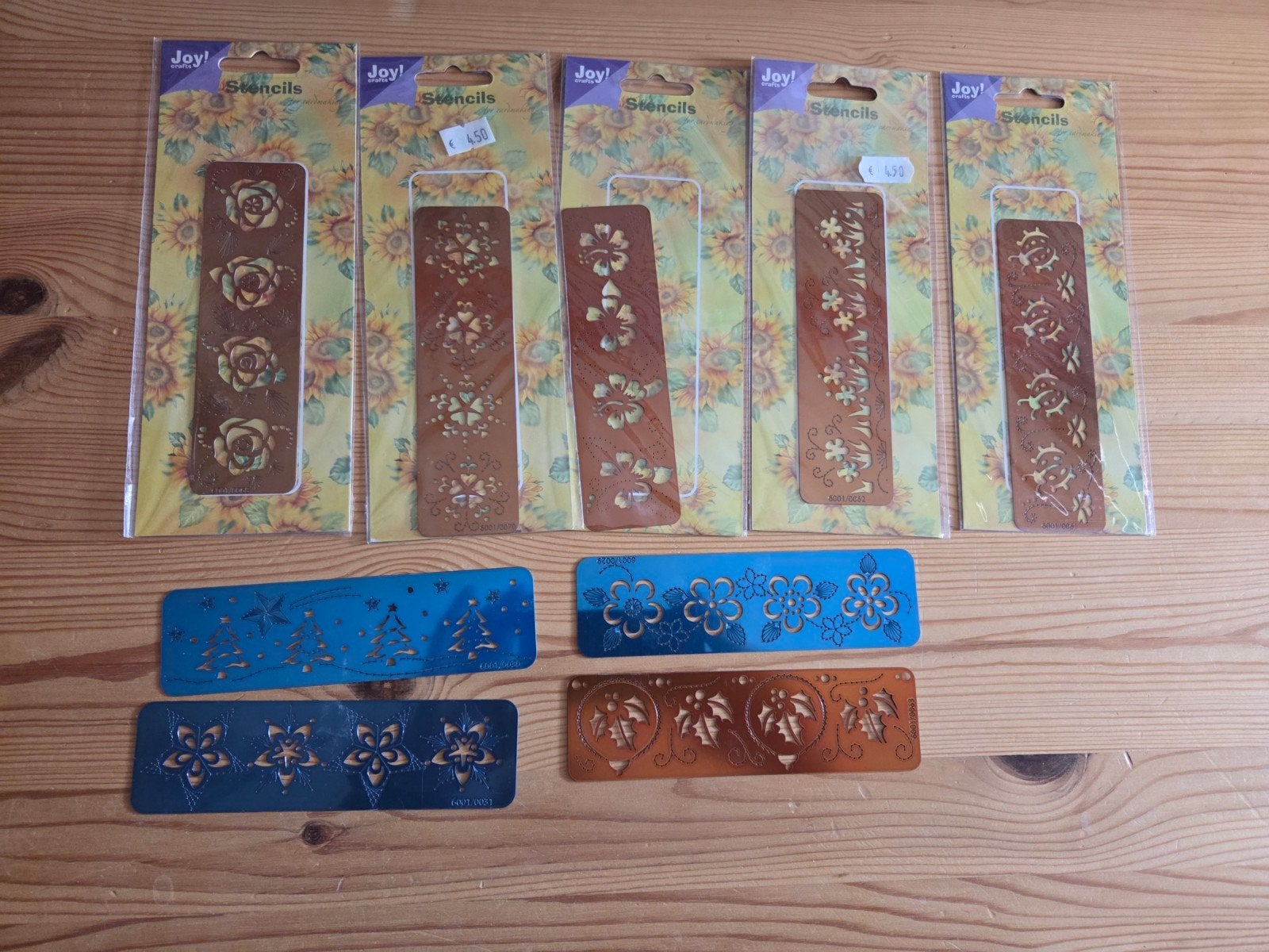 9 stencils voor kaartrn maken, Hobby en Vrije tijd, Kaarten | Zelf maken, Ophalen of Verzenden, Nieuw, Overige thema's, Overige typen