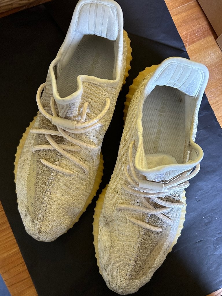 Adidas Yeezy Boost 350 V2 Natural mt 45 1/3, Overige kleuren, Verzenden, Yeezy, Sneakers of Gympen